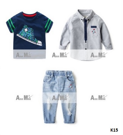 setelan 3in1 anak laki